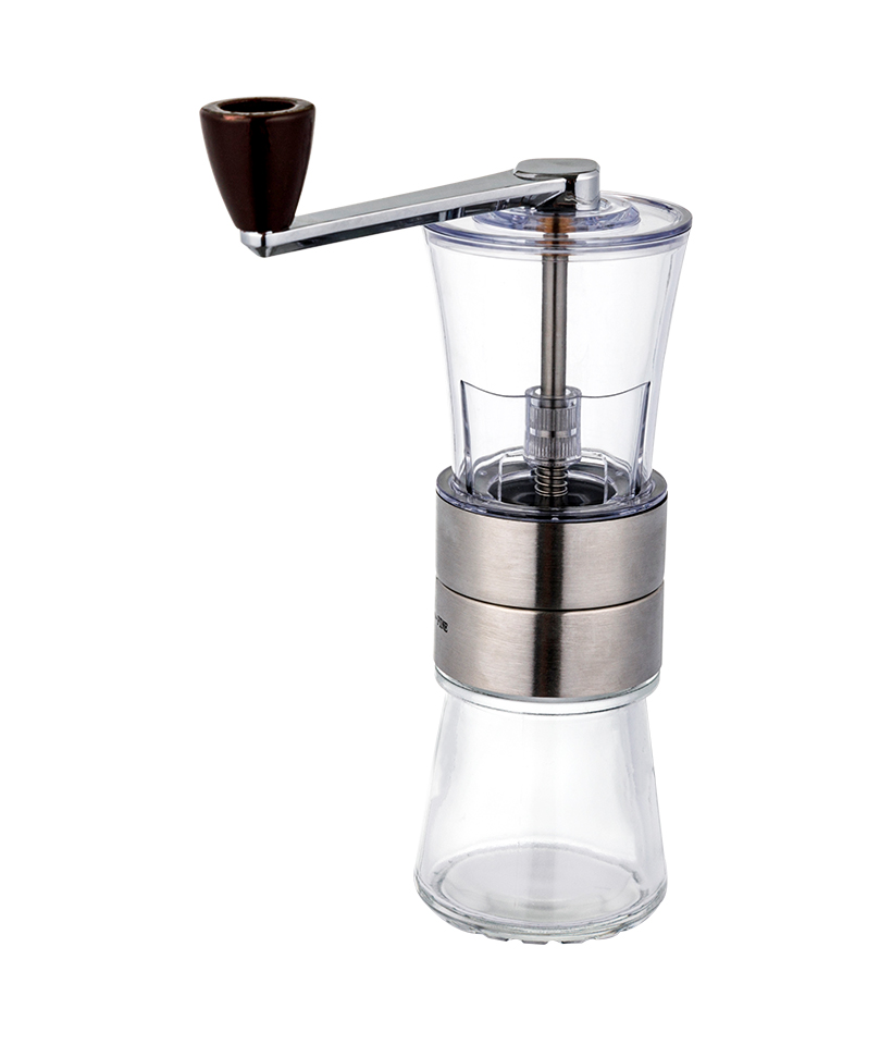 8-stufige Korneinstellung hochwertiger Keramik-Mahlkern Präzisionsmahlung manuelle Kaffeebohnenmühle