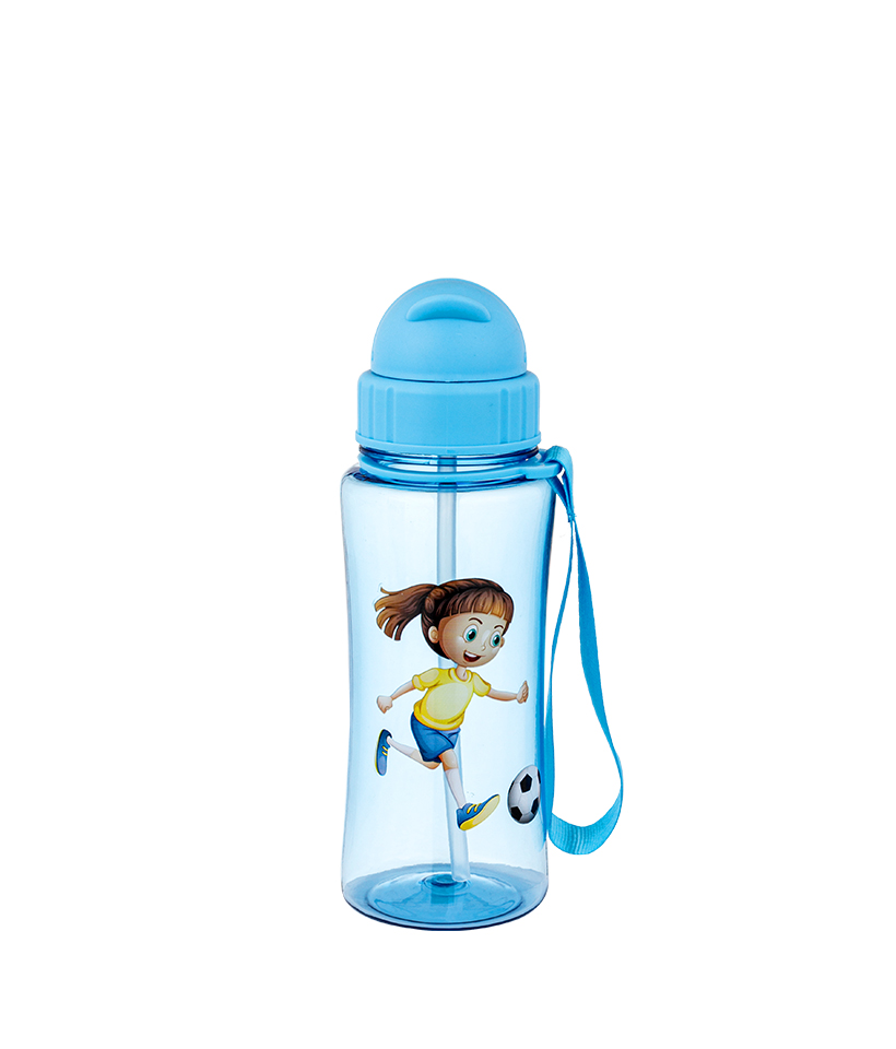 460 ml BPA-freie, sturzfeste, langlebige, hygienische und staubdichte, einfach zu tragende Tritan-Kinderflasche